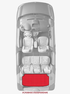 ЭВА коврики «Queen Lux» багажник для Geely Emgrand X7